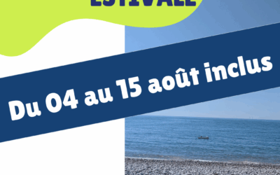 Fermeture estivale